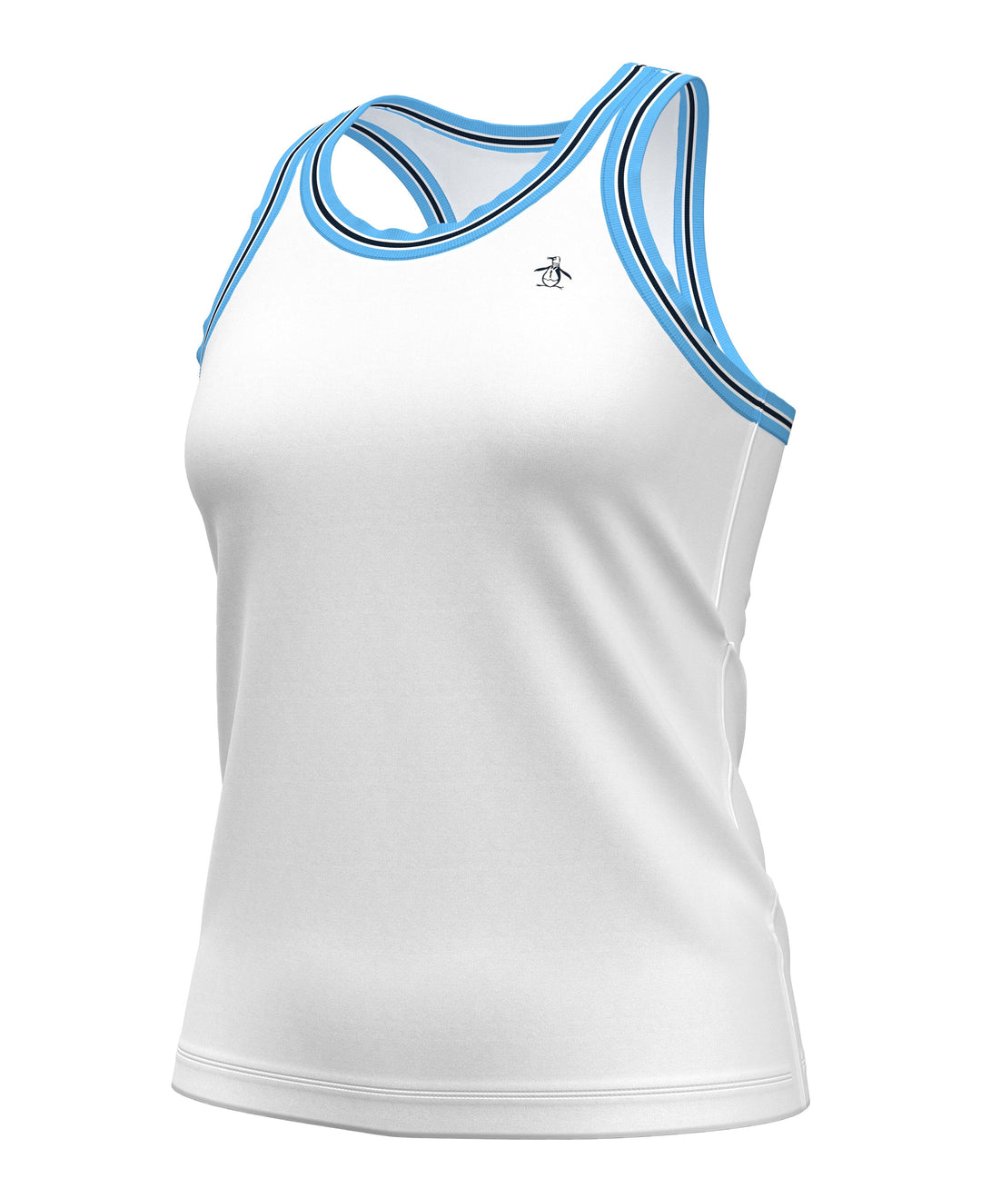 Women's Contrast Rib Racerback Tennis Tank