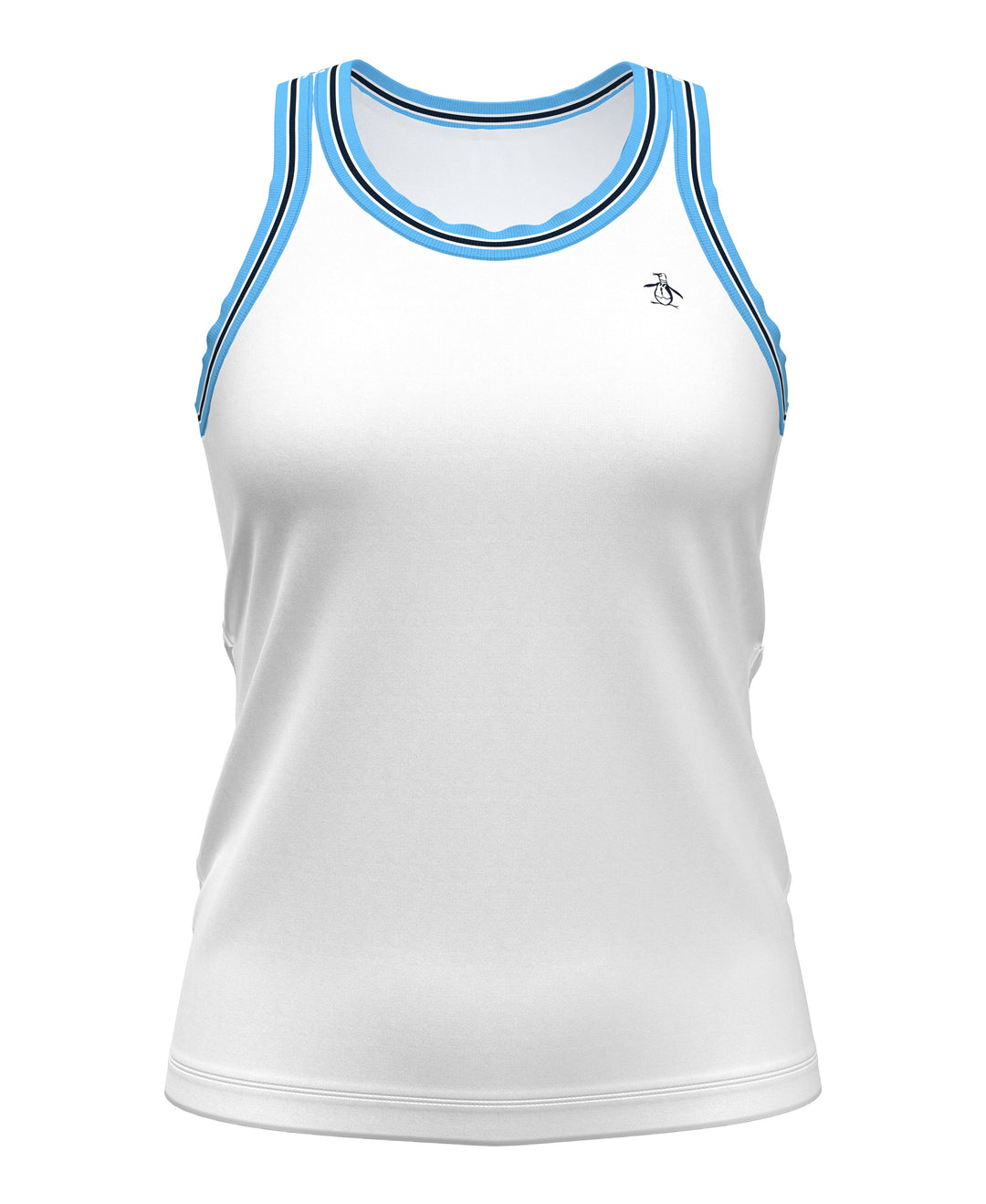 Women's Contrast Rib Racerback Tennis Tank