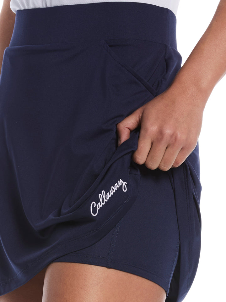Women's Double Ruffle Golf Skort | 16" Length
