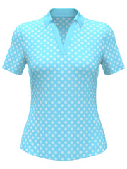 Women's Essential Daisy Print Golf Polo