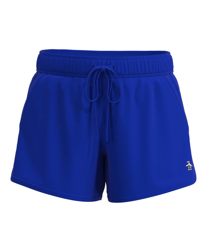 Womens Essential Solid Tennis Short (Blue Tattoo) 