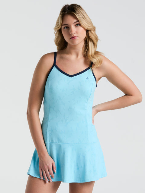 Women's Floral Jacquard Tennis Dress (Castaway) 