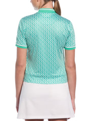 Women's Geo Polo (Mint) 