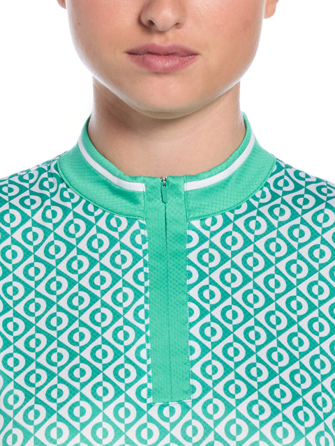 Women's Geo Polo (Mint) 