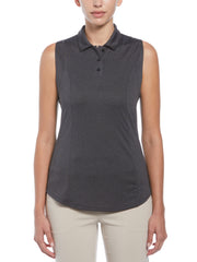 Heather Golf Polo (Black Heather) 