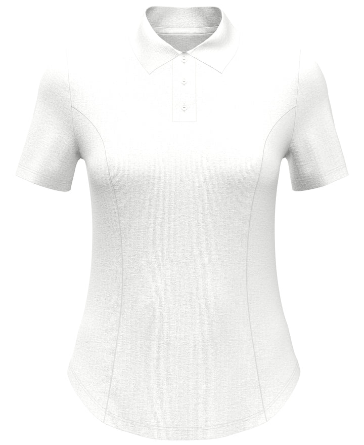 Heather Golf Polo (Brilliant White) 