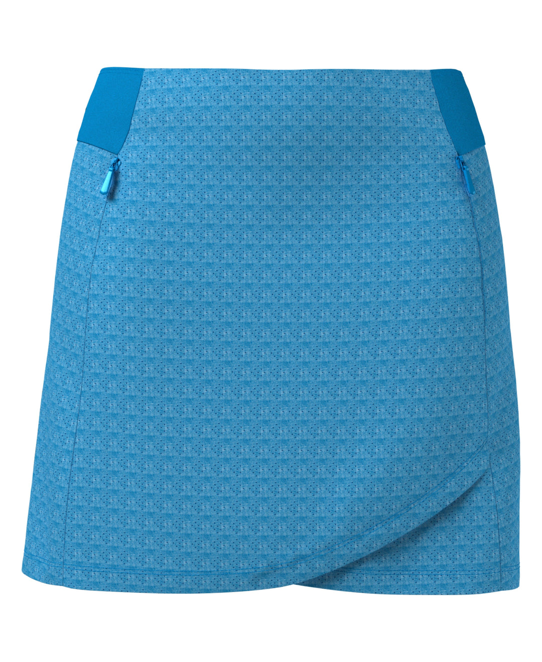 16" Heather Perforated Golf Skort (Ibiza Blue Htr) 