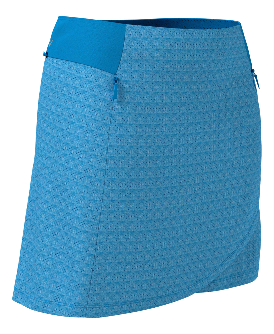 16" Heather Perforated Golf Skort (Ibiza Blue Htr) 