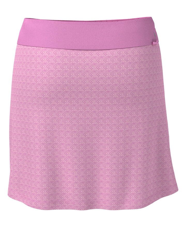 16" Heather Perforated Golf Skort (Sunset Pink Htr) 