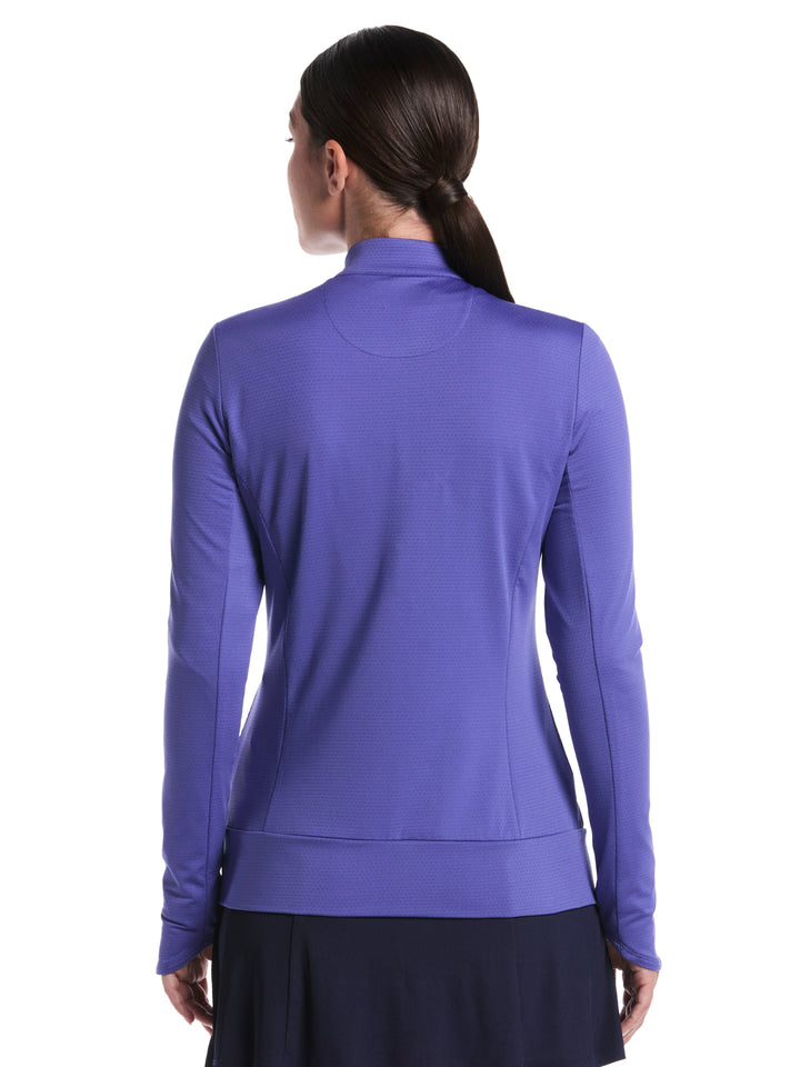 Women's Lightweight Full Zip Golf Shirt