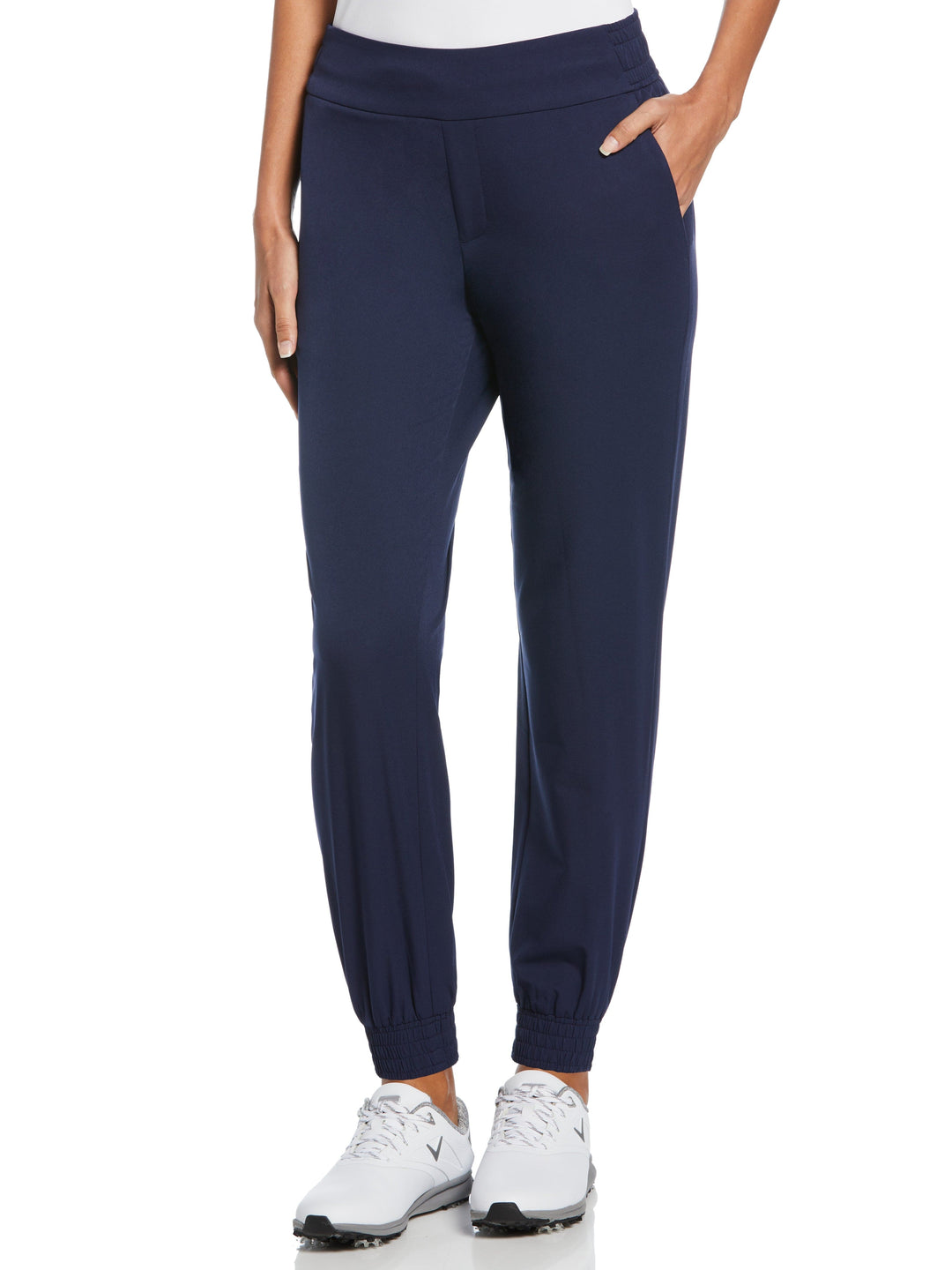 Lightweight Stretch Woven Joggers (Peacoat) 