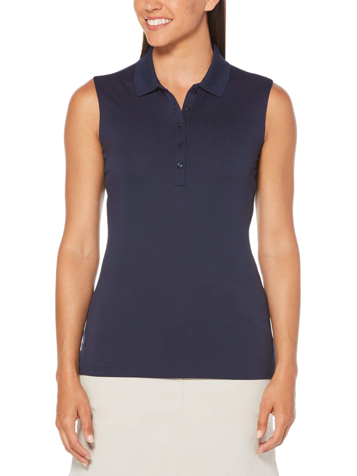 Women's Micro Hex Solid Polo