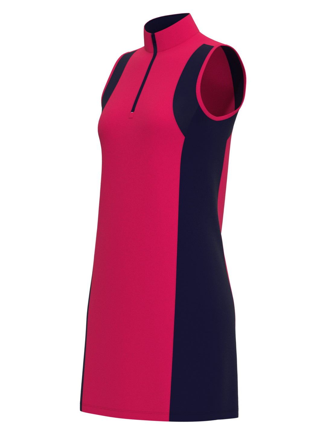 Womens Opti Dri Colorblock Dress (Raspberry Sorbet) 