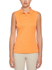 Sleeveless Women's Polo (Nectarine) 