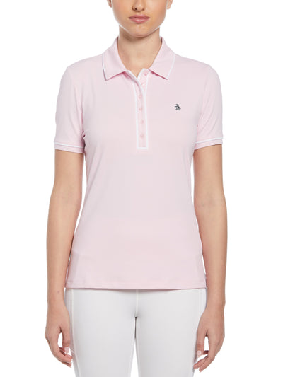 Performance Veronica Short Sleeve Golf Polo Shirt (Gelato Pink) 