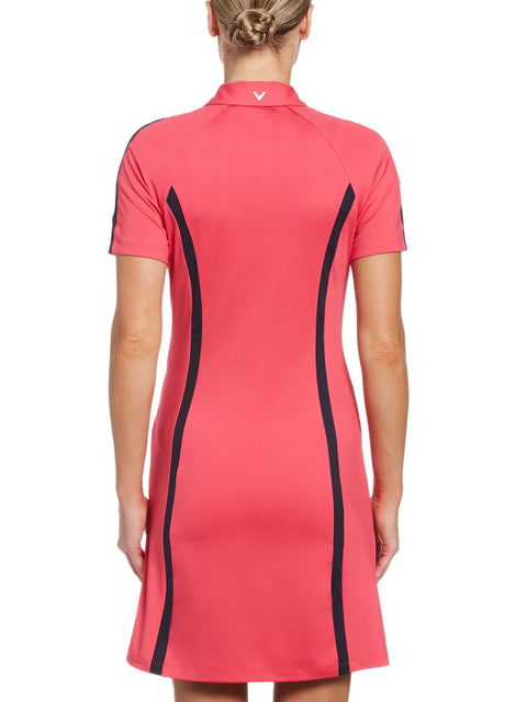 Women's Plus Swing Tech Color Block Golf Dress