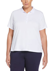 Plus Swing Tech Golf Polo (Brilliant White) 