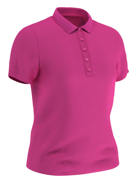 Plus Swing Tech Golf Polo (Lilac Rose) 