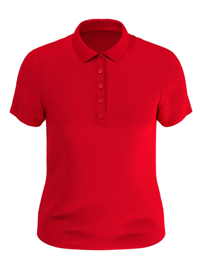 Plus Swing Tech Golf Polo (True Red) 