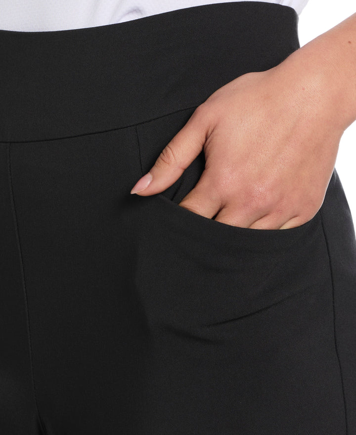 Women's Stretch Pull-On Golf Pant (Caviar) 