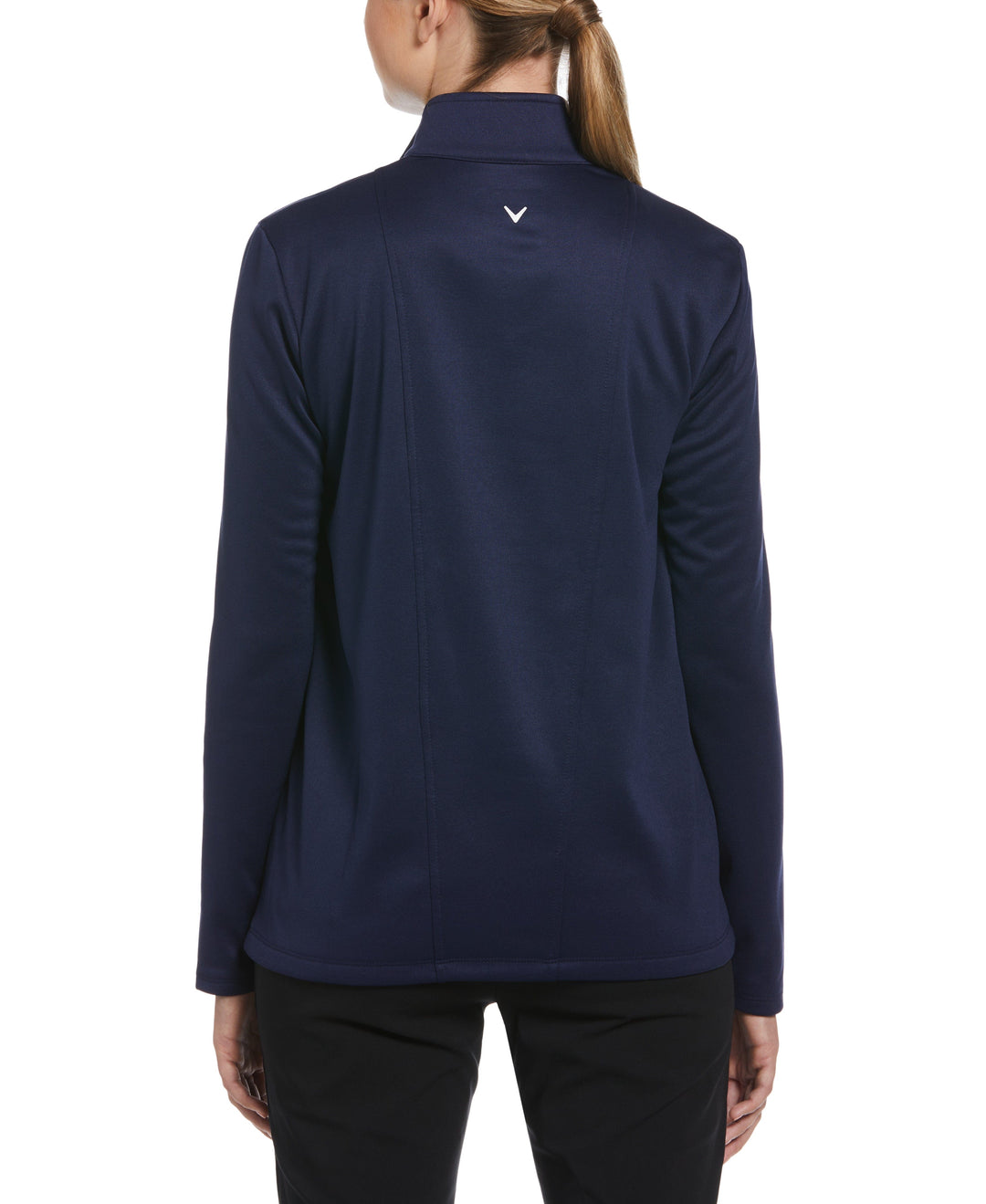 Womens 1/4 Zip Pullover (Peacoat) 