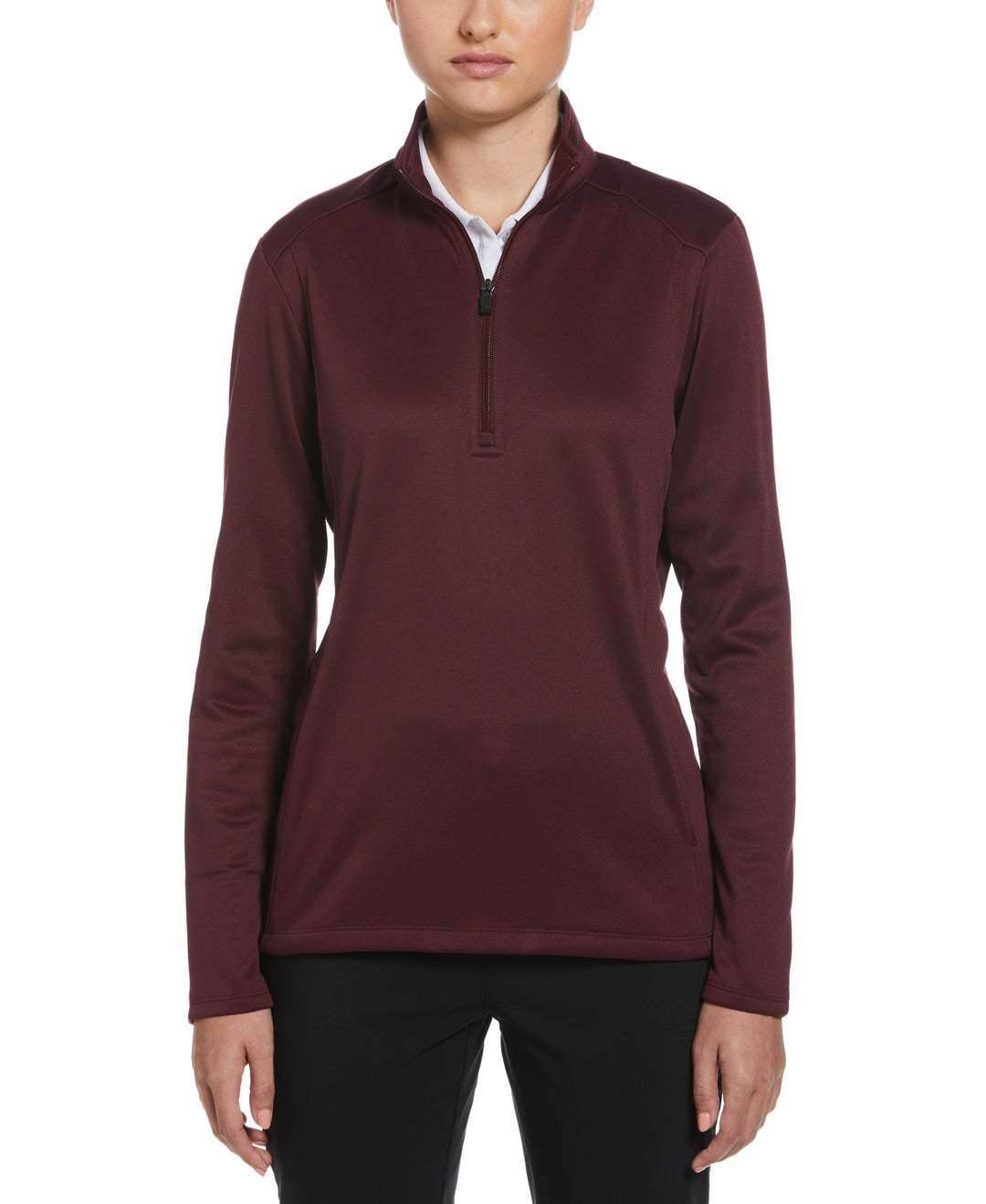 Womens 1/4 Zip Pullover (Fig) 