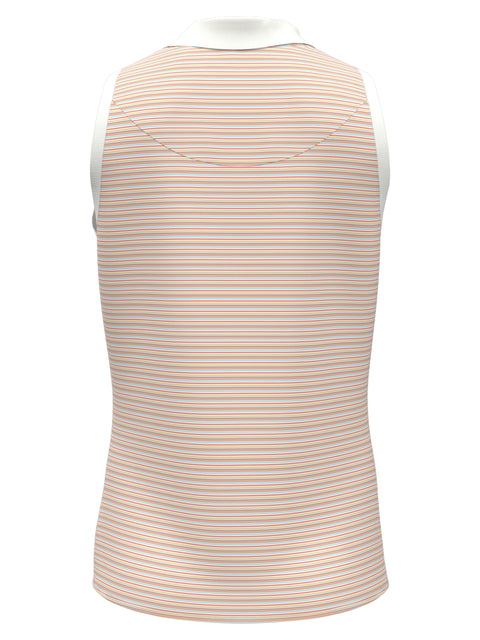 Women's Ribbed Stripe Top  (Bright White) 