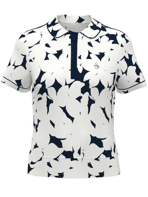 Women's Riviera Floral Golf Polo Shirt