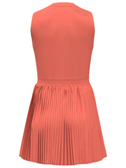 Women's Sleeveless Colour Block Golf Dress (Coral Quartz) 