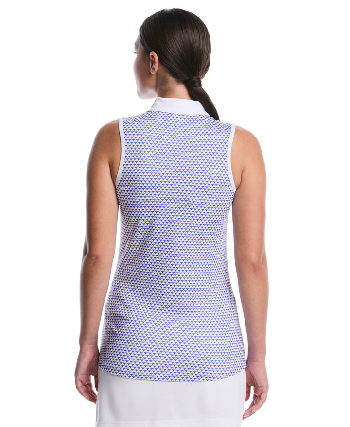 Solid Button Placket Golf Polo (Dazzling Blue) 