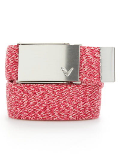 Ladies Stretch Webbed Belt (Fruit Dove Htr) 