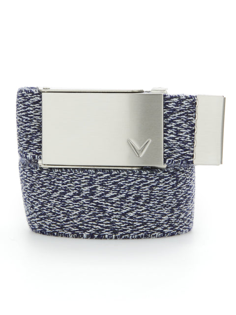 Ladies Stretch Webbed Belt (Navy Heather) 