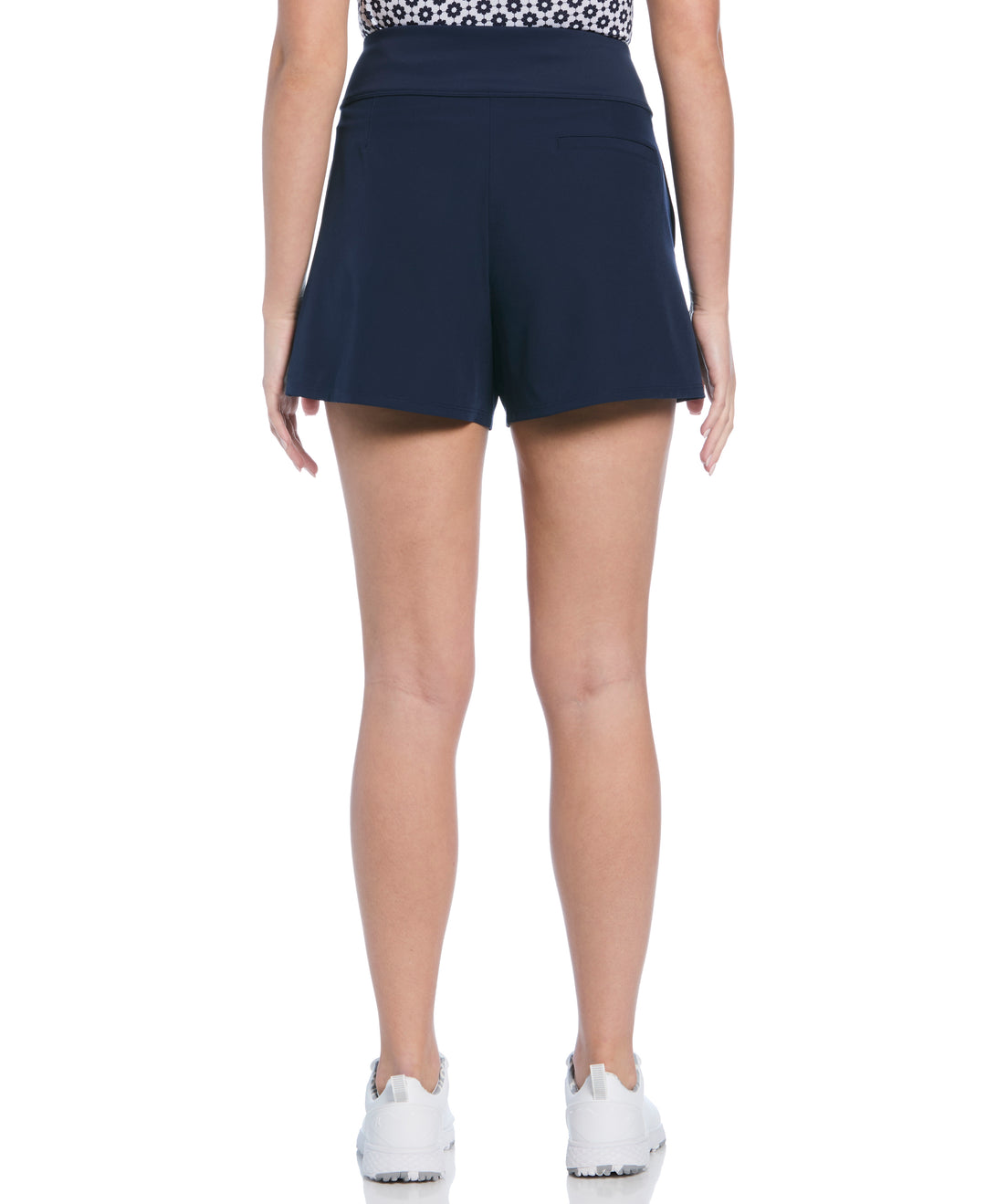 4.5" INSEAM - LT WT STRETCH WOVEN FLOWY SHORT (Peacoat) 