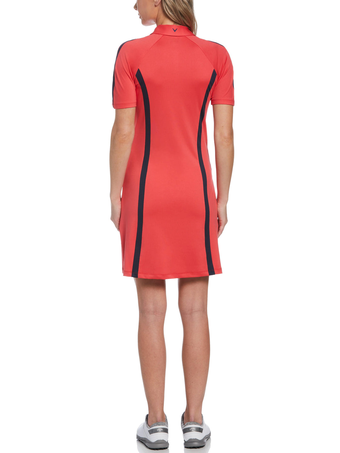 Womens Swing Tech™ Colour Block Dress (Geranium) 