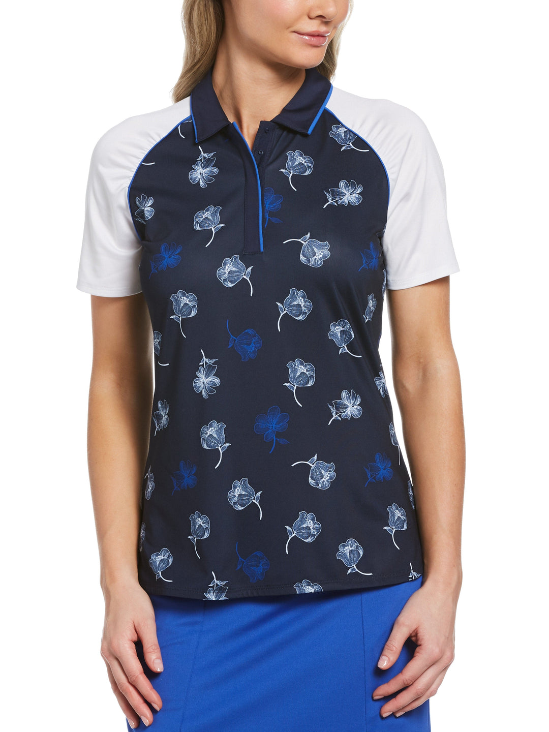 Women's Swing Tech™ Floral Print Golf Polo