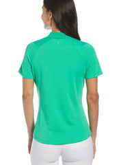 Swing Tech™ Solid Polo Top (Bright Green) 