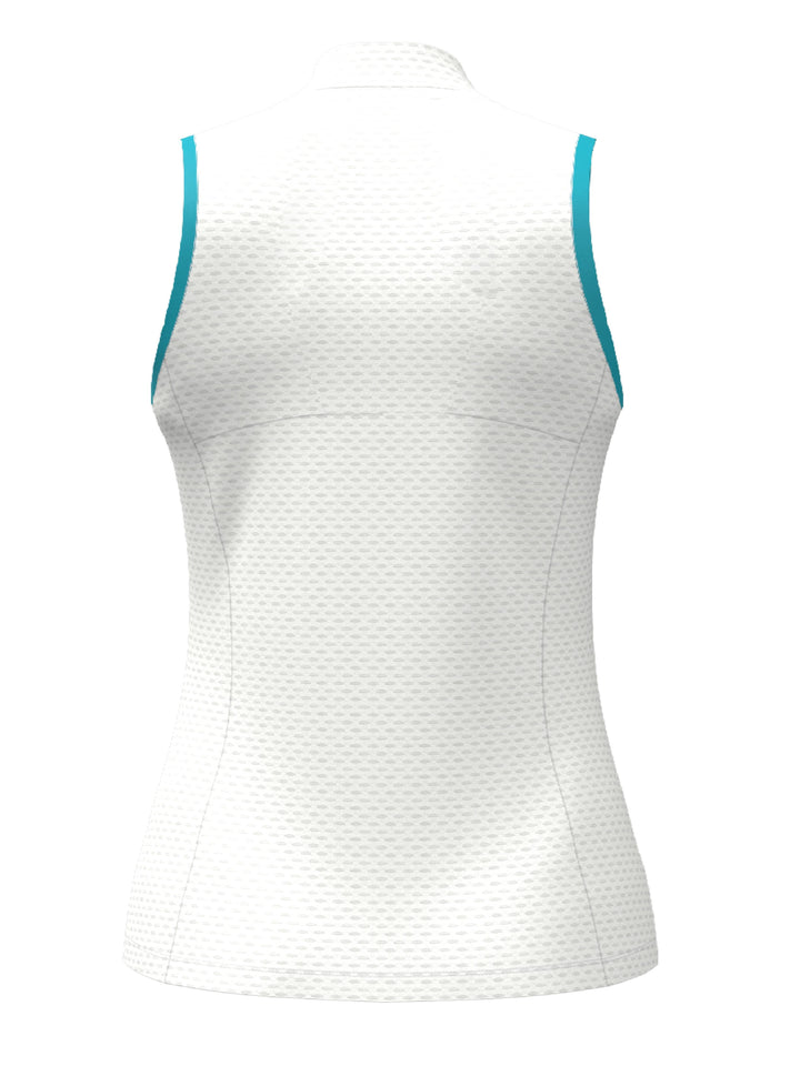 Women's Textured Color Block Golf Shirt