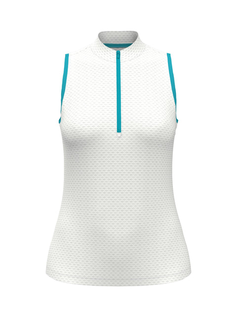 Women's Textured Colorblock Top