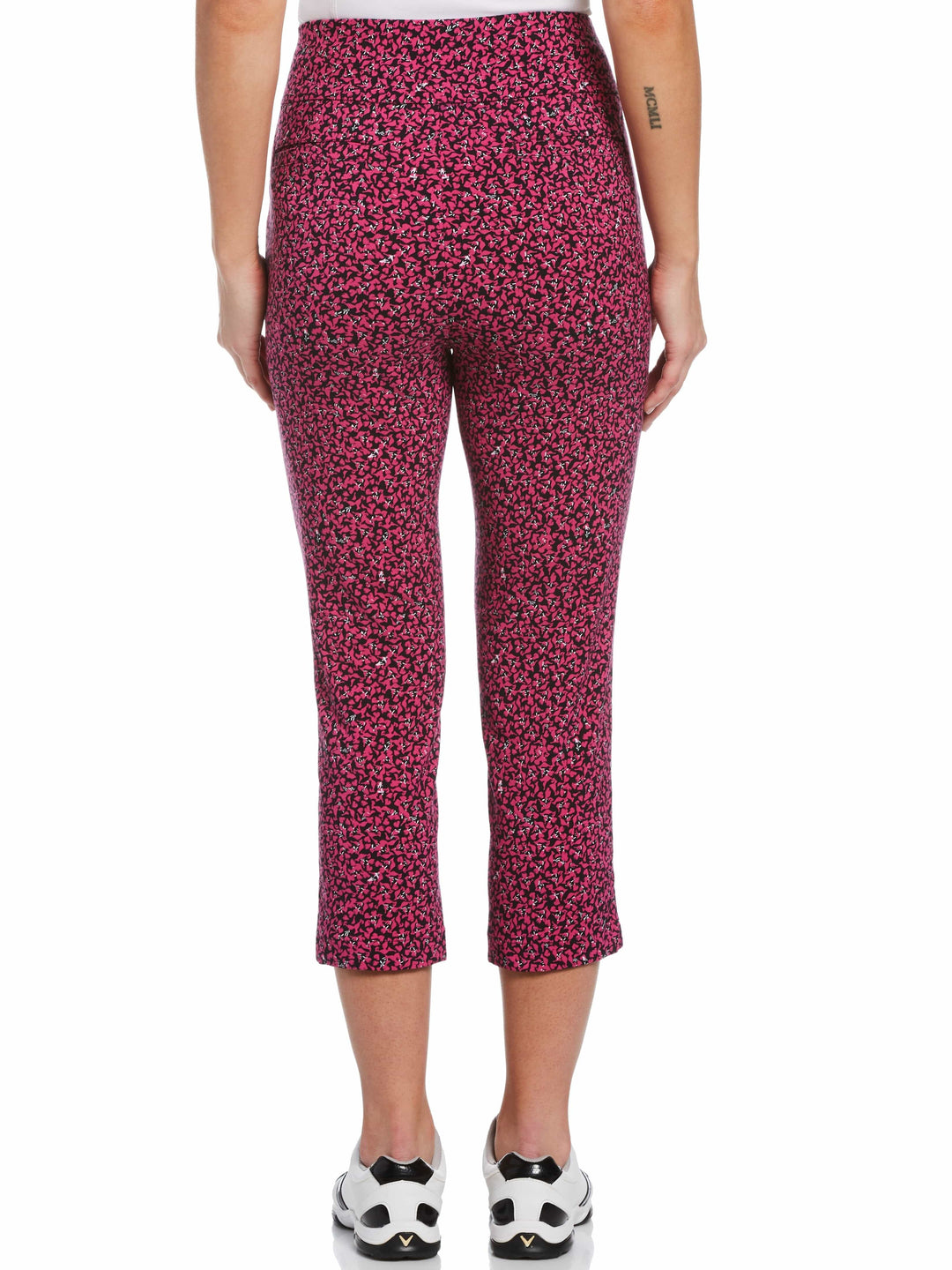Women's TrueSculpt™ Mini Allover Floral Print Capri Golf Pant