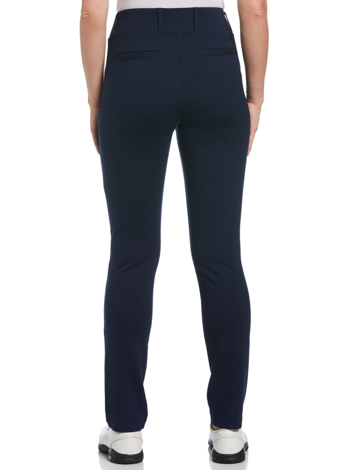 Womens TrueSculpt™ Tech Pull On Knit Golf Pant (Peacoat) 