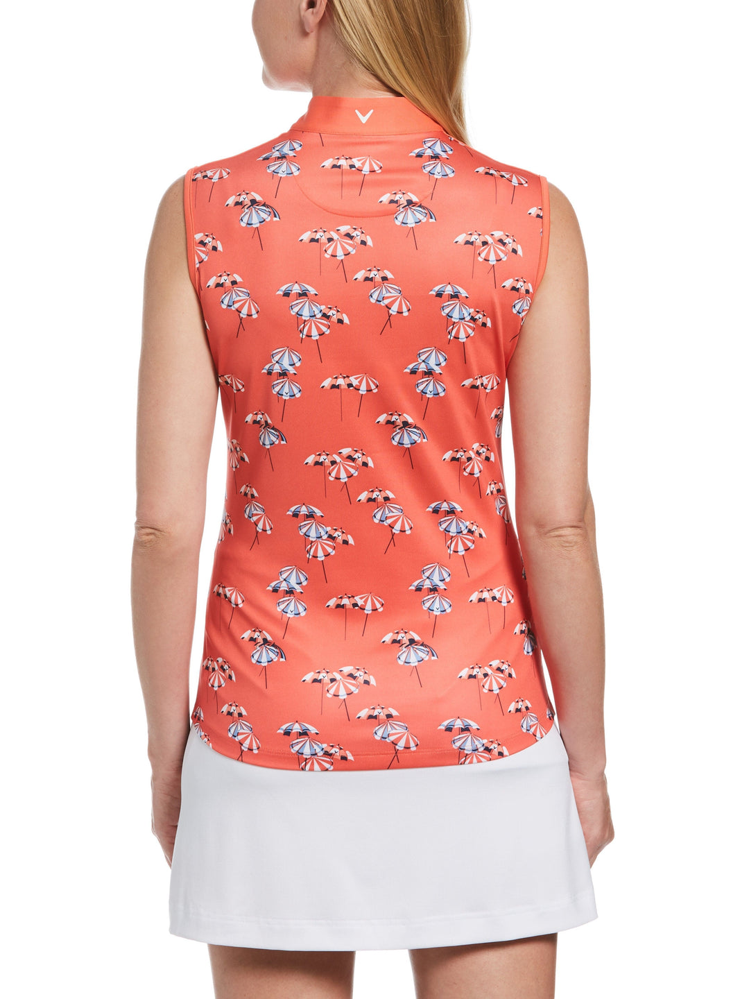 Women's Umbrella Print Polo