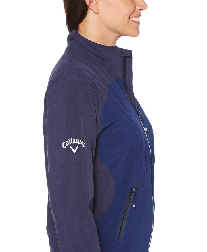 Women's Waterproof Tonal Panel Jacket