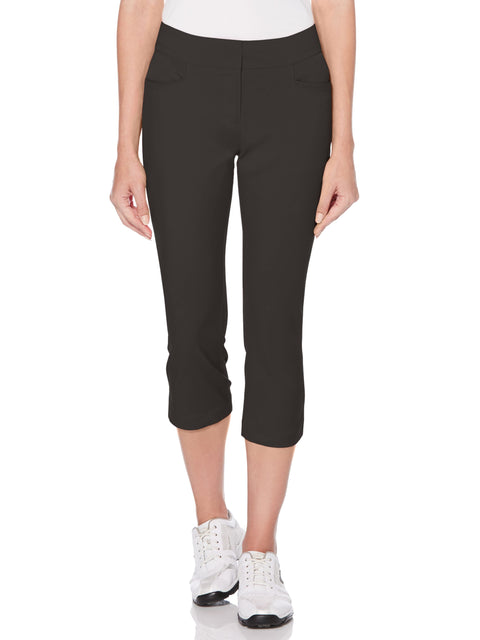 Woven Capri Pant (Caviar) 