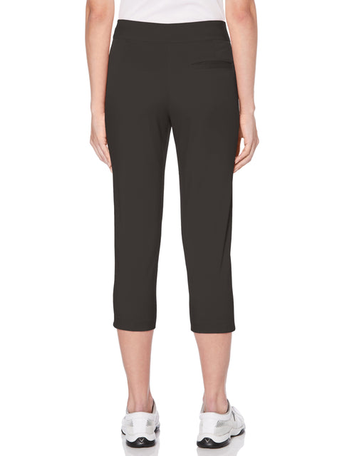 Woven Capri Pant (Caviar) 