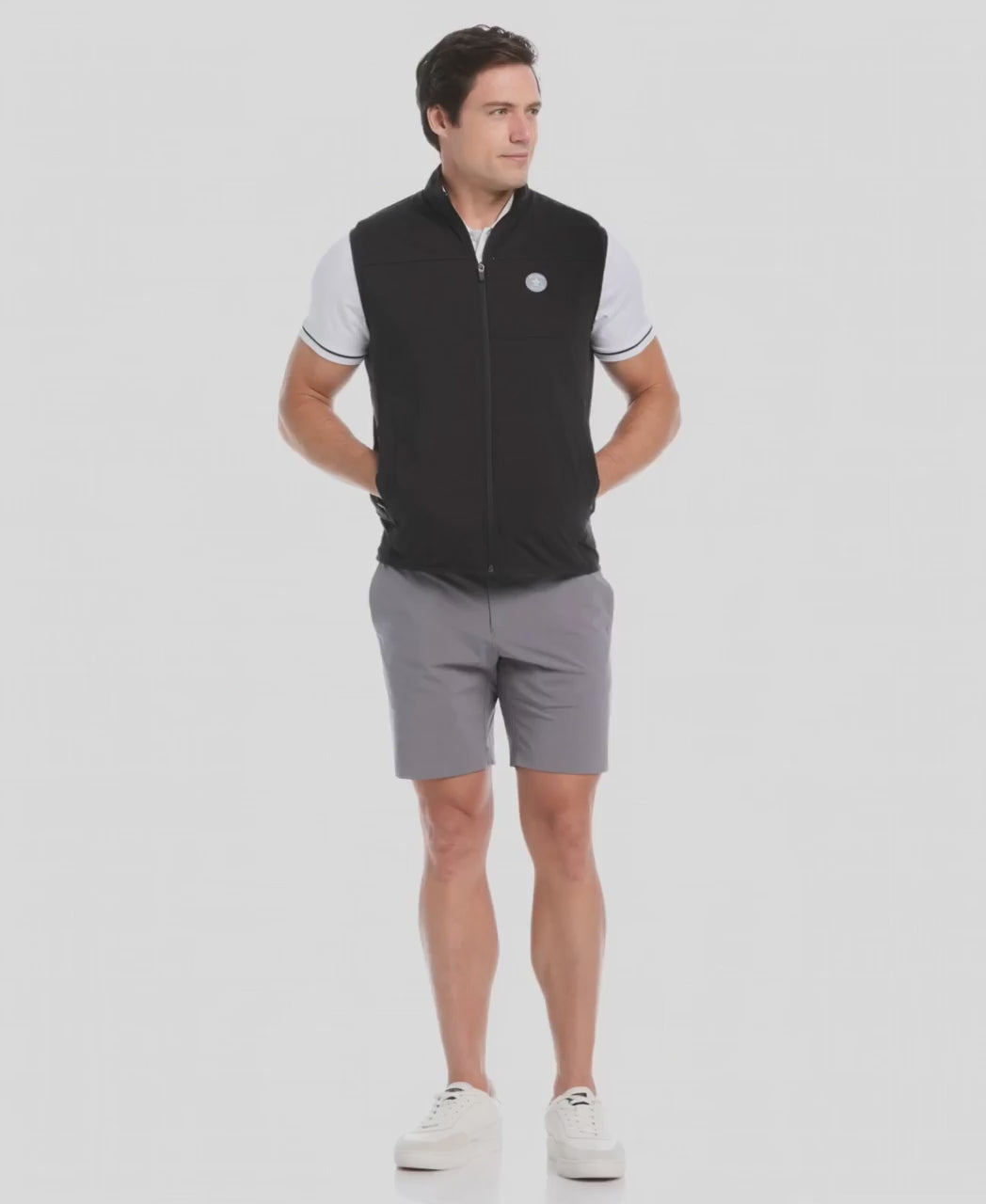 Men's Lightweight Full Zip Golf Vest