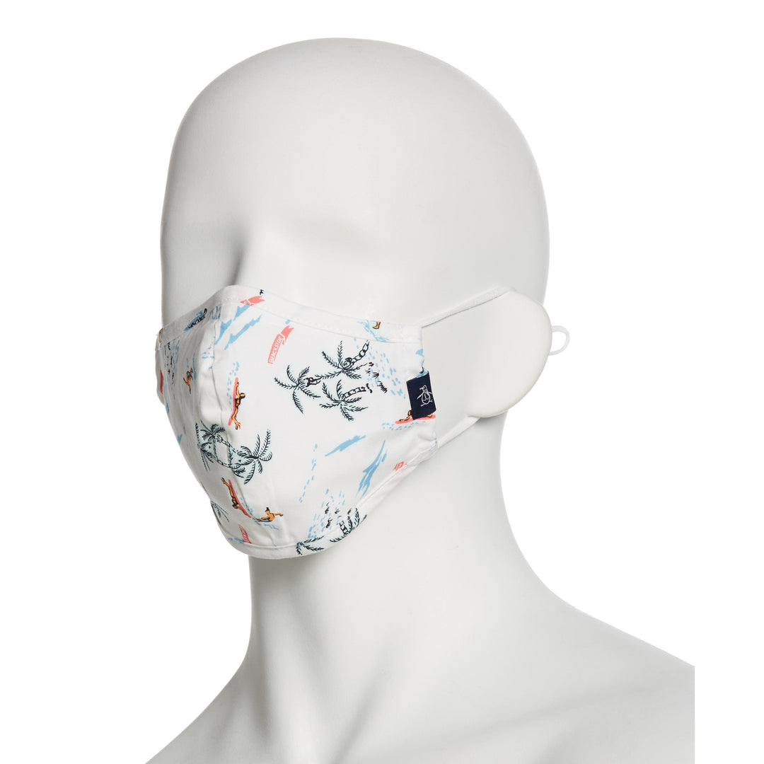 Assorted Poplin Print 3 Pack Rounded Face Mask (Assortment 133) 