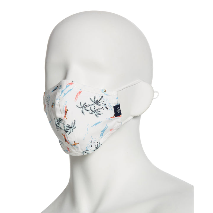 Assorted Poplin Print 3 Pack Rounded Face Mask (Assortment 133) 