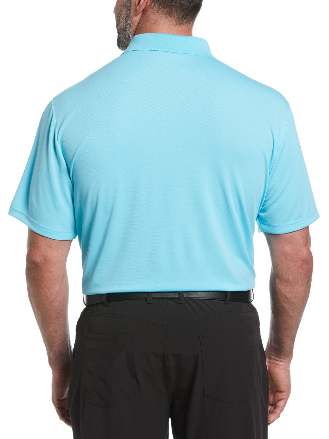 Big & Tall Airflux Solid Mesh Golf Polo (Bluefish) 