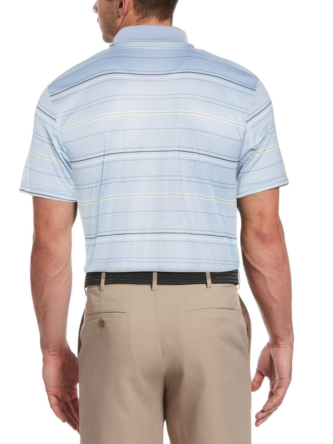 Big & Tall Allover Herringbone Stripe Polo