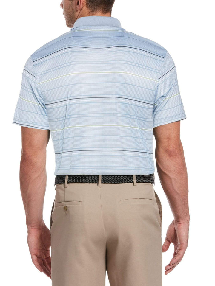 Big & Tall Allover Herringbone Stripe Polo